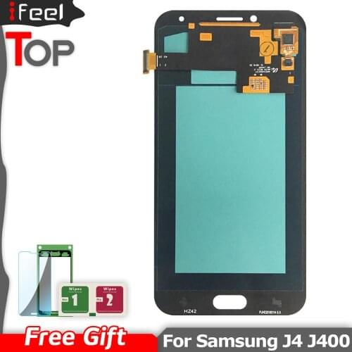 5.5" Super AMOLED LCD For Samsung Galaxy J4 J400 Sm-j400F/DS LCD Display Monitor + Touch Screen Digitizer Sensor Glass Assembly