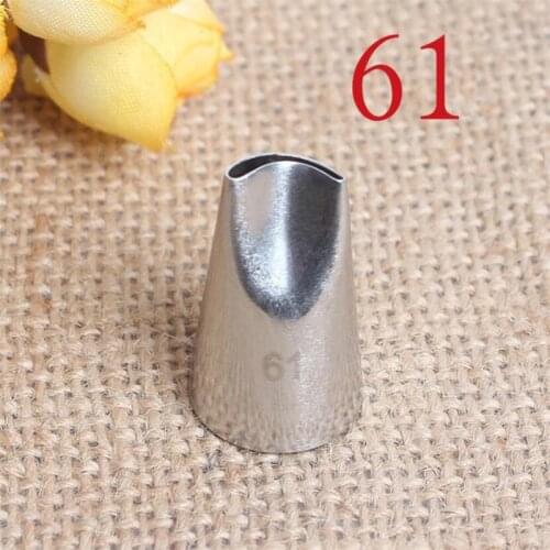 #61 Petal Flower Icing Nozzles Cupcake Cake Decorating Tips Peony Piping Pastry Cream Nozzle Tubes Baking Accessories