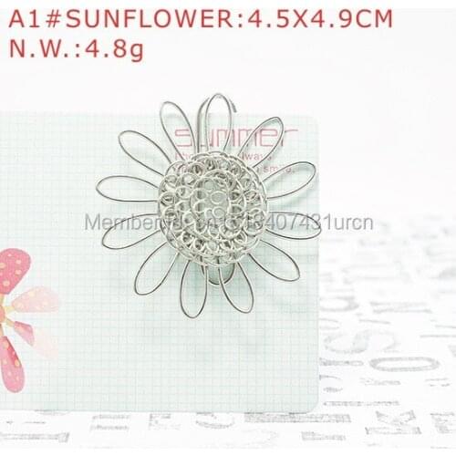 A1 SUNFLOWER PAPER/NOTE CLIP PRACTICAL/NOVELTY/CREATIVE STAINLESS HAND-MADE ART CRAFTS WEDDING&BIRTHDAY&HOME&OFFICE&GIFT&PRESENT