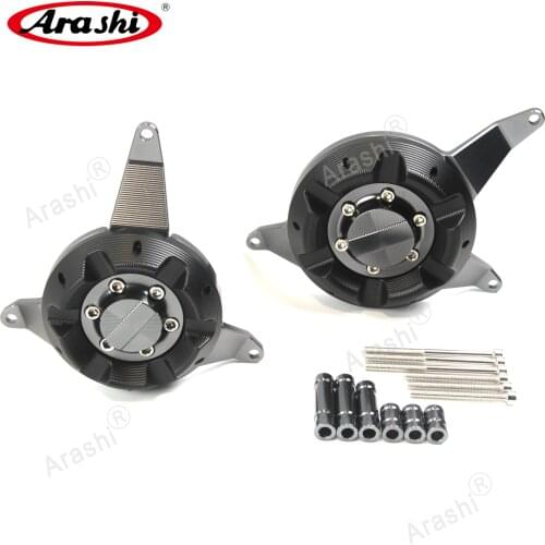 ARASHI CNC Engine Stator Cover Kit For KAWASAKI Z650 2013 2014 2015 2016 Guard Protector Crash Pads Bracket Frame Motorbike