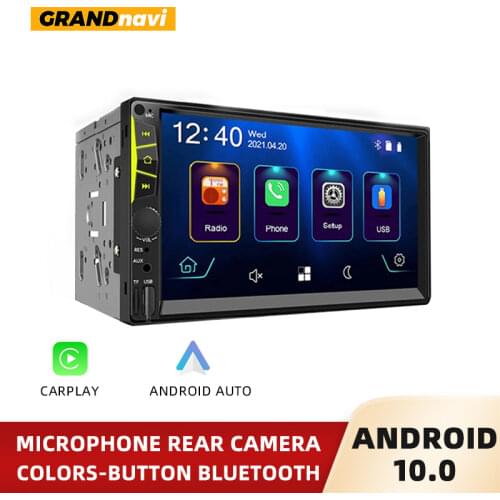 2din Car Radio Android Auto Mp5 Player Touch Screen 7” Carplay Bluetooth Mirror link Autoradio 2 Din For VW Toyota Nissan Lada