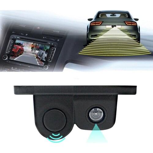 Car Video Parking Sensor, Universal High-Definition Night Vision Camera and -Radar All-In-One Machine Accessories