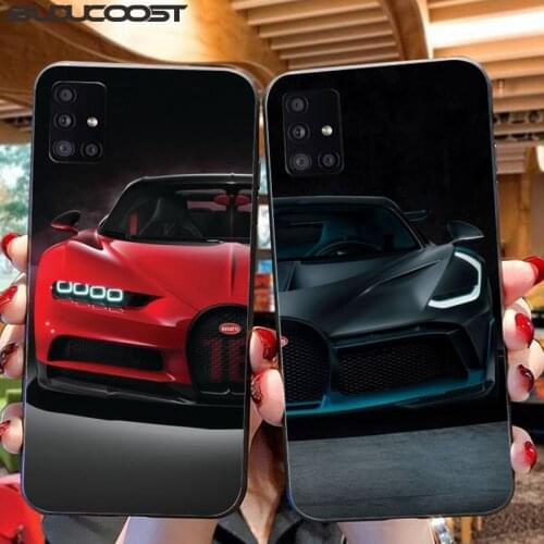 Chenel sports car Bugatti Logo Phone Case For Samsung Galaxy A7 A8 A6 Plus A9 2018 A50 A70 A20 A30 A40