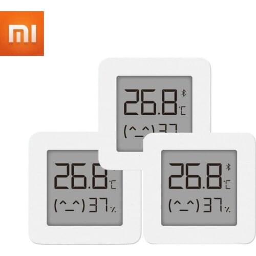 Xiaomi Smart LCD Screen Digital Thermometer 2 Mijia Bluetooth Temperature Humidity Sensor Moisture Meter Mijia App Bundled Sale