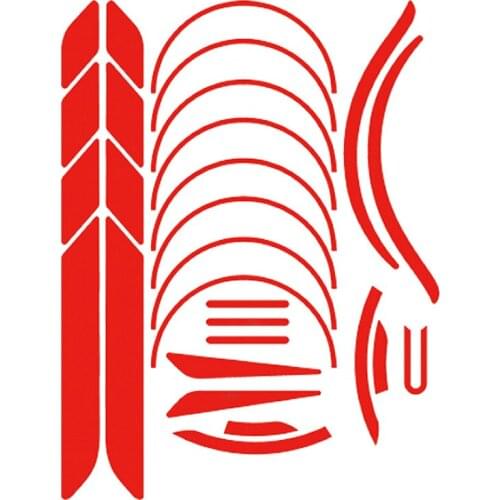 For Xiaomi M365 1S Pro 2 Electric Scooter Fluorescent Body Decoration Warning Driving Safety Accessory