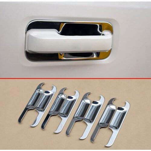 Chrome Door Handle Cup Bow Cover For Ford F-150 2015 2016 2017 2018 2019 Accessories Exterior Moldong Trim