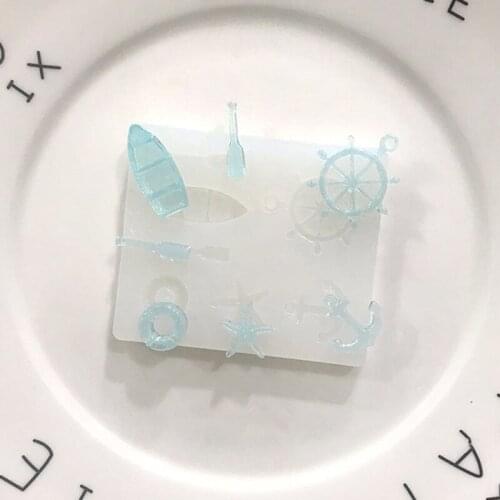 Ship Tools Fondant Silicone Mold Decoration DIY Chocolate Mobile Phone Epoxy Mold XGY-134