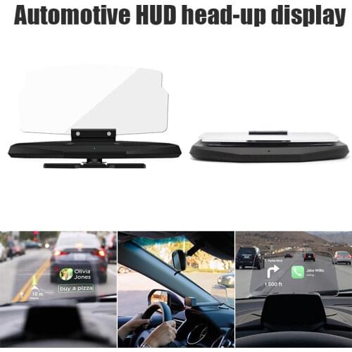 The Best Head-up Display For Any Car Phone Navigation Holder Projector Wireless Charging Function Adjustable Non Slip MAZI888