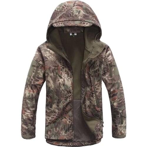 Top Quality TAD V4.0 Men Outdoor Hunting Fishing Hiking Camping Waterproof Jacket Rocketsports tad jacket fleece Camo FG ACU CP