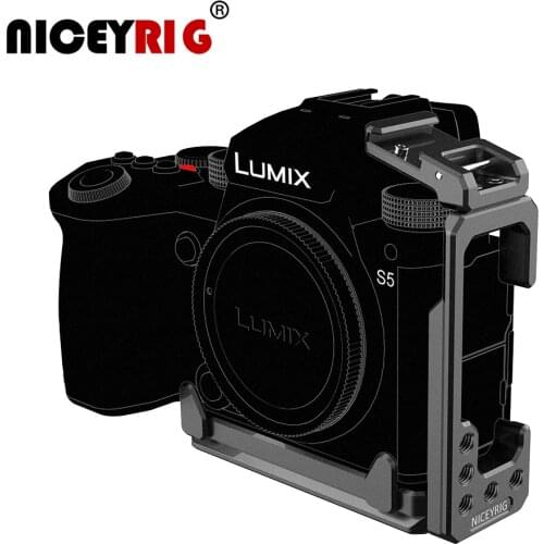 Niceyrig L-bracket for Panasonic Lumix S5 Camera