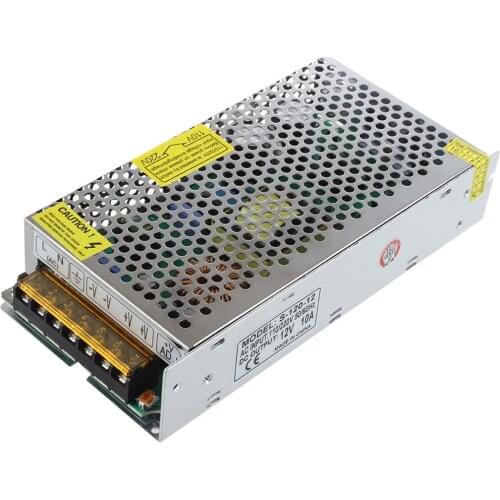 Wholesales item DC 12V 10A Switching Power Supply Regulated Transformer w/ Short Circuit and Over Current Protection