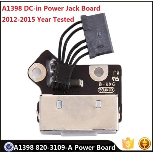 DC Jack Power Board For MacBook Pro Retina 15" A1398 Mid 2015 923-00535 820-3109-A DC-IN BOARD Power Board Port Socket Connector