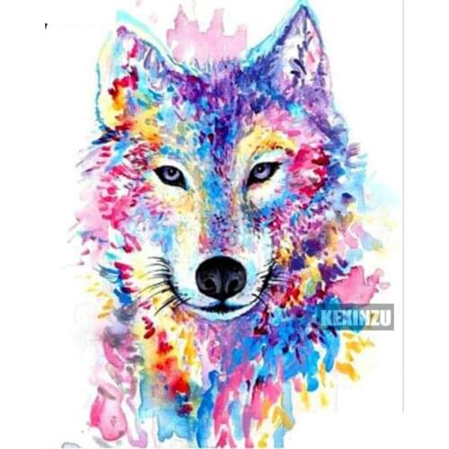 Needlework 3d Diy Diamond Painting Paint wolf Cross Stitch Embroidery 5d Square Illustration Full Rhinestone Mosaic