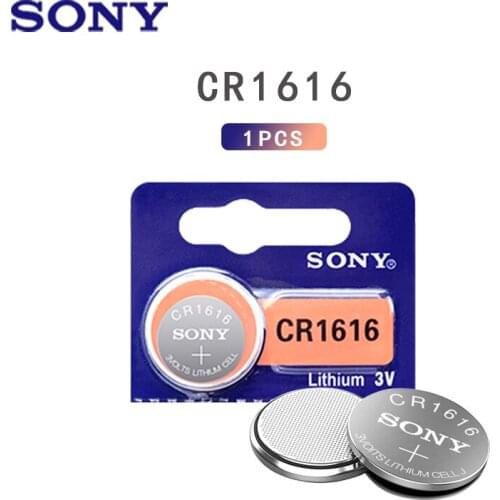 Sony 1616 3V 100% Original Lithium Battery For car key watch remote control toy 1616 ECR1616 GPCR1616 Button Battery coin