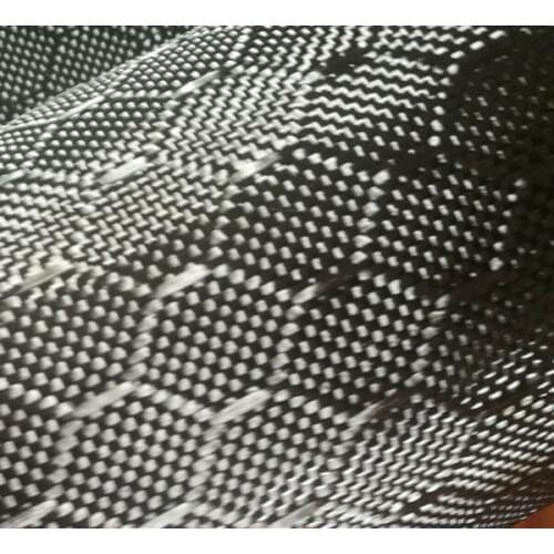 3K Real Carbon Fiber Cloth Fabric Hexagonal Jacquard Weave 240g 100cm Width
