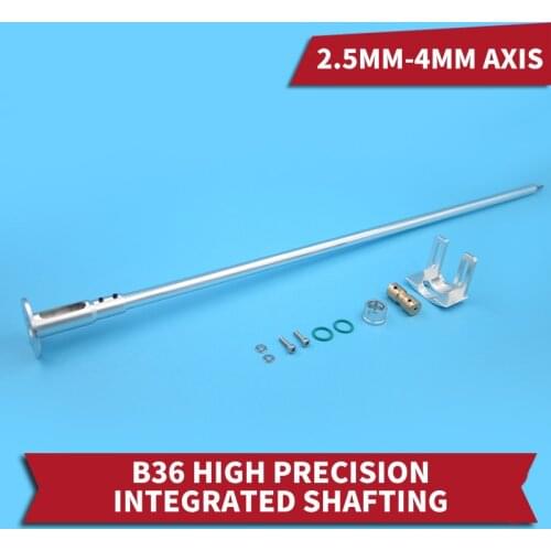 B36 High Precision Integrated Shafting Mono2 Shafting 2.5mm-4mm Shaft Axis 450-470mm Ship Shaft Assembly For Brushless Jet Boat