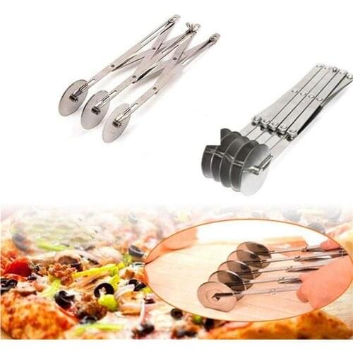 1PC Tire Cutting Pizza Tool Single Head 3/5/7 Bar Circular Balance Adjustable Pie Track Hob For Pizza Baking Cake Assistant