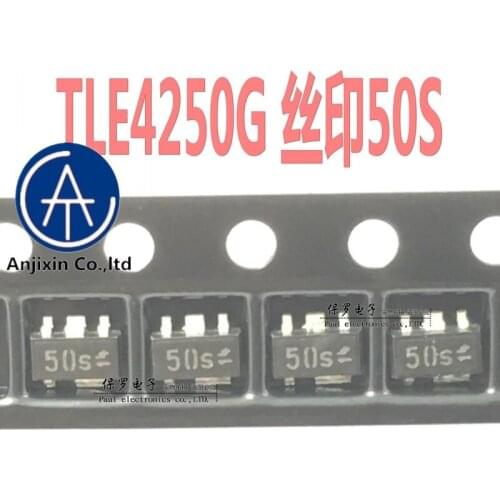 10pcs 100% orginal and new linear regulator TLE4250G TLE4250 silk screen 50S SCT-595 in stock