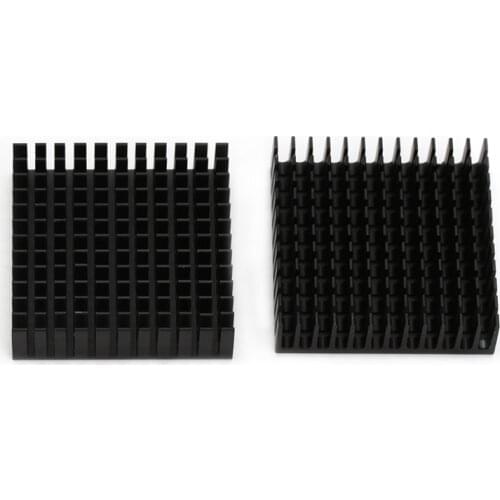 2Pcs Radiator Aluminum Heatsink Extruded Profile Heat Dissipation For Electronic C26