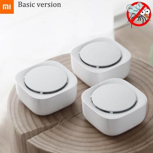 3pcs Basic Xiaomi Mosquito Repellent Killer Timing Function No Heating Fan Drive Volatilization Insect Repeller Indoor Use