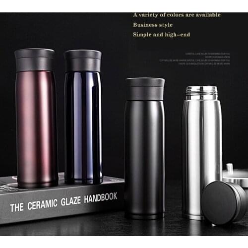600ml Large Capacity Straight Body Business Thermos Cup 304 Stainless Steel Inner Outdoor Sports Travel Thermos Cup