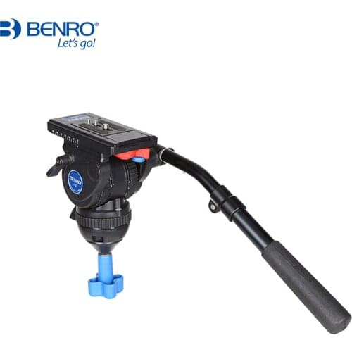 BENRO H8 Professional Aluminum hydraulic Fluid Video Head QR10 Quick Release Plate Weight 2kg Max Load 8kg