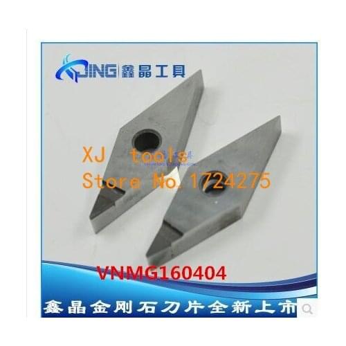 Free shipping 2PCS VNMG160404 PCD Inserts , CNC PCD Diamond insert For Lathe Tools Inserts For MVJCR/MVVNN