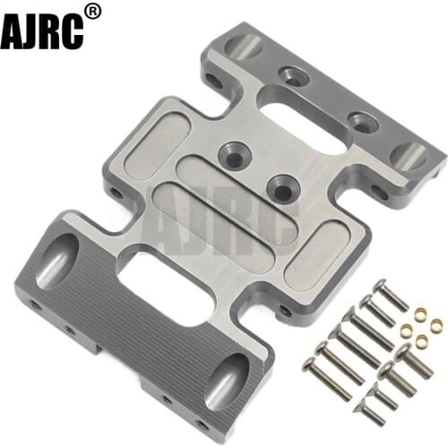 Aluminum Alloy Chassis Center Skid Plate with Screw Replacement Accessory Fit for Axial SCX10 1/10 RC Crawler Car Parts