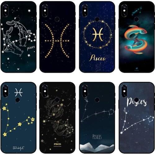 Constellations Pisces Phone Case For Xiaomi Redmi note 7 8 9 pro 8T 9S Mi Note 10 Lite pro