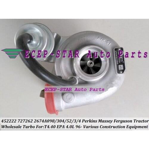 GT2052S 727262-5002S 727262 2674A098 2674A304 Turbo For Perkin Various Construction Equipment Massey Ferguson Tractor T4.40 96