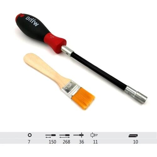 7.0*150mm Copier Repair Tool Soft Sleeve Screwdriver for Xerox Socket Spanner for Ricoh with Magnetic