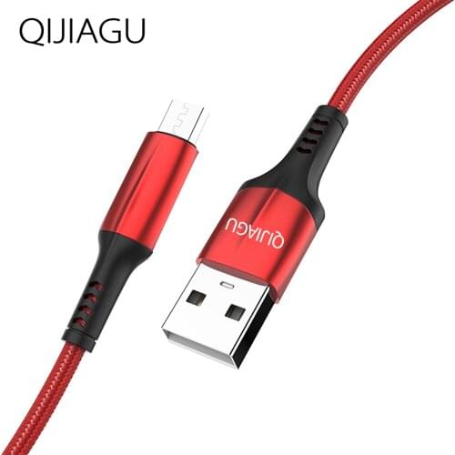 QIJIAGU 100pcs Fast Charging Micro USB Type C Cable Mobile Phone Charger Cable Data Cable For Xiao mi For Hua wei