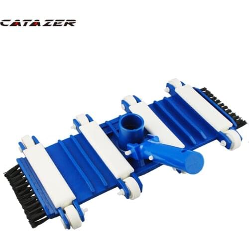 13.25" Classic Flexible Weighted In-Ground Swimming Pool Vacuum Head on Wheels