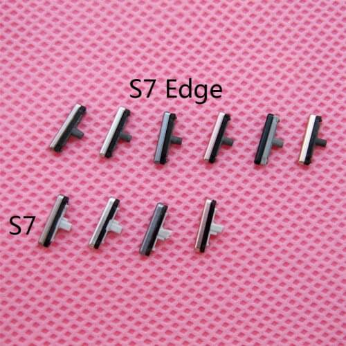3Pcs/lot Power Volume Button For Samsung Galaxy S7 G930 S7 Edge G935 Phone Housing Frame Chassis On Off Key Push Button Part