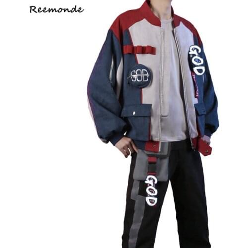 My Hero Boku No Hero Academia Todoroki Shoto Cosplay Costume Coat Pants Contrast Stitching Print Set Suit Wigs Men Boys Clothes