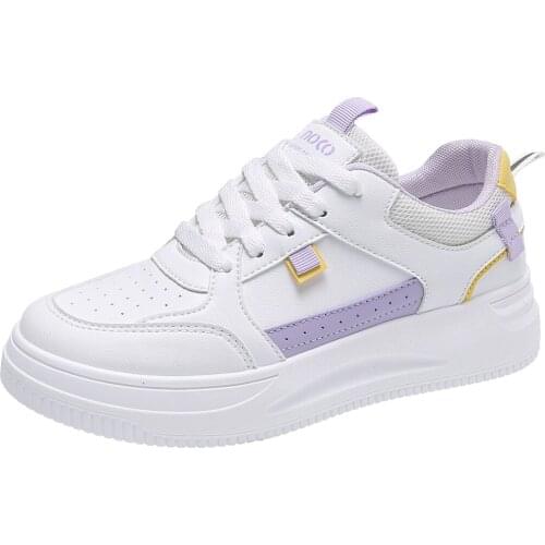 2021 Fashion Shoes Womens Vulcanize Shoes Spring New Casual Classic PU Leather Shoes Women Casual White Shoes Sneakers