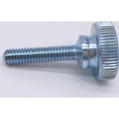 M5x12 Thumb Screws Knurled Head With Should Bolts Metric Zinc Plated Pack 50