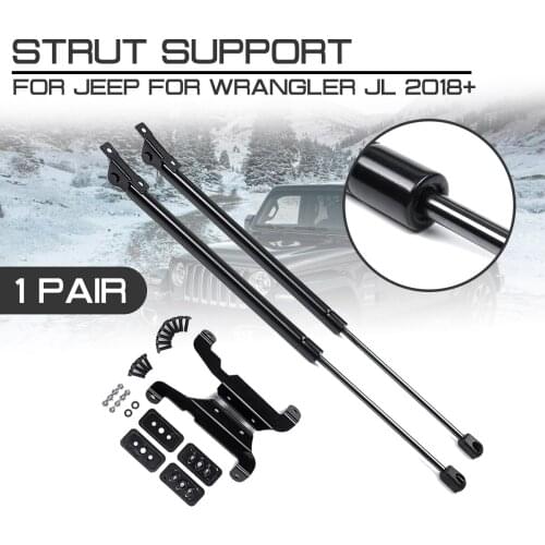 Car Front Engine Cover Bonnet Hood Shock Lift Strut Struts Bar Support Rod Arm Gas Spring Bracket For Jeep Wrangler JL 2018 2019