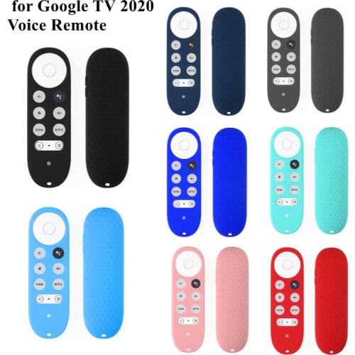 Silicone Remote Control Cover For Chromecast With -Google TV Voice Remote Case Q81F