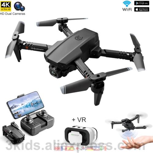 LS-XT6 ABS Plastic Mini Helicopter Toy WiFi FPV RC Drone Foldable UAV Altitude Hold 4K HD Quadcopter With Camera Free Shipping