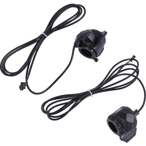 Speed Control 3 Wires Thumb Throttle 22.5mm Handle Shifter Finger Accelerator for Electric Bike Scooter Throttle