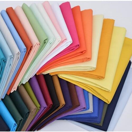 Chainho,39 Solid Color Series,Printed Twill Cotton Fabric,Patchwork Cloth,DIY Sewing&Quilting Material For Baby&Childs Material