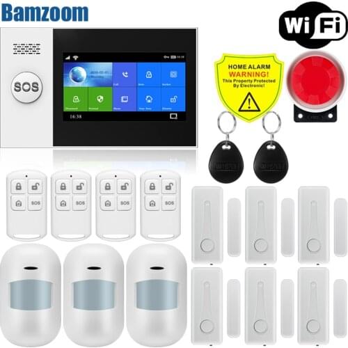 W4B Alarm System for Home Burglar Security 433MHz WiFi GSM Alarm Wireless WIFI Smart House App Control