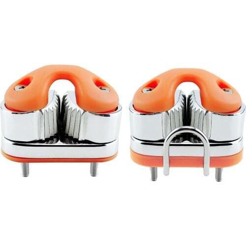 Rustproof Stainless Steel Sailboat Cam Cleat for 3-12mm Diameter Wire Fairlead