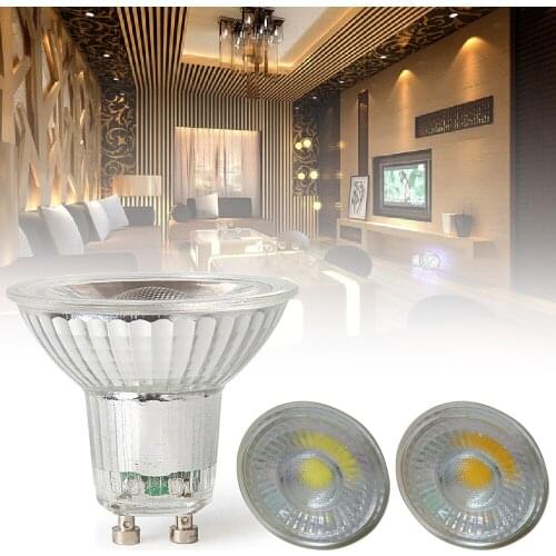 MR16 GU10 LED Light Cup COB Bulb 5W Spotlight Lamp Equivalent White/Warm White Dimmable BLOW Searchlight 220V-240V High Power