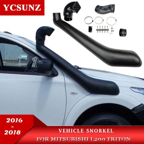 Air intake snorkel parts For Mitsubishi L200 Triton 2016 2017 2018 Vehicle snorkel 4x4 accessories auto exterior part