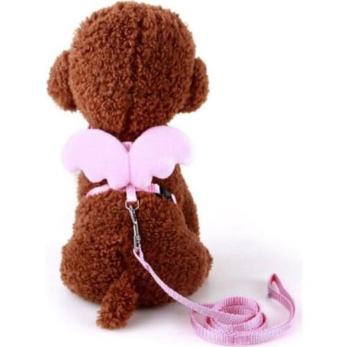 Dog Harness Vest Angle Wing Breathable Polyester No Pull Adjustable Pet Harness For Small Medium Dogs Cats Puppy