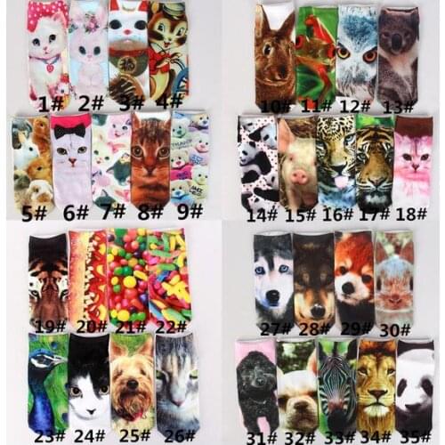 200pairs/lot cute 3D animal print sock/slippers ankle socks personalized short socks/owl print sock