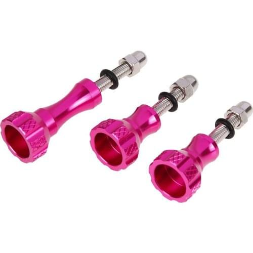 GOPRO Accessories 1 Long +2 Short Colorful Thuss Aluminum Bolt Nut Screw for HERO2 3 4 3+ Mount Tools
