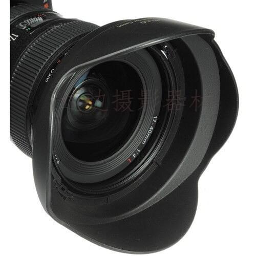 2pcs EW-75II Lens Hood suit for CANoN EF 20mm f/2.8 20-35mm f/2.8